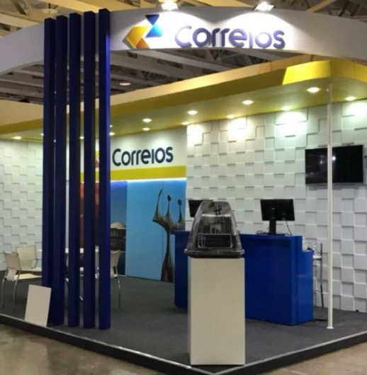 stand de evento correios